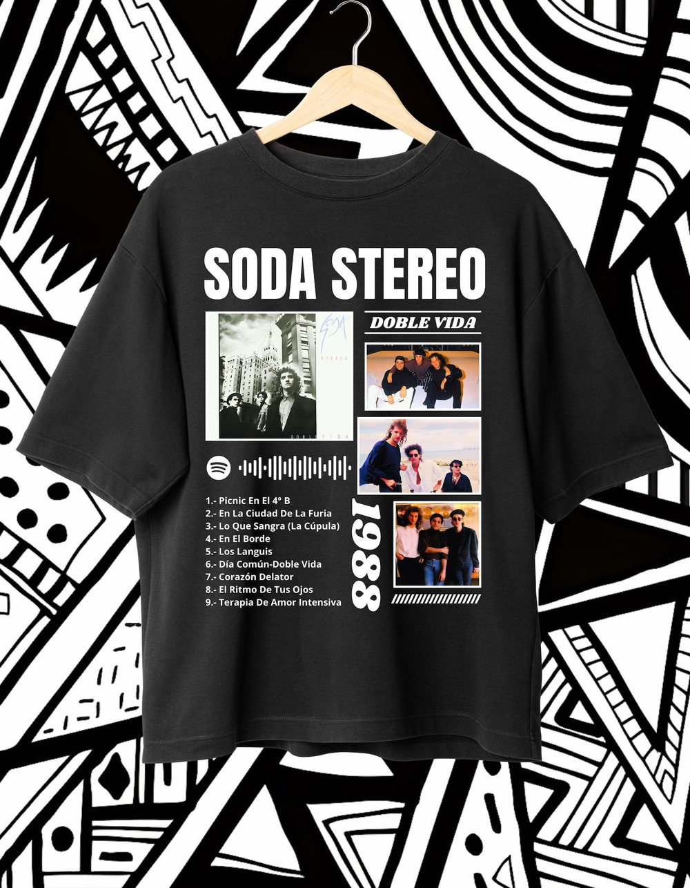 Soda Stereo T Shirt Design